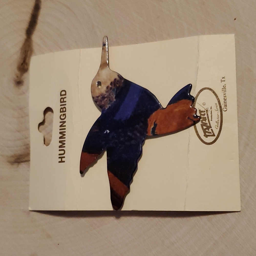 Lazart Hummingbird Design Pin Brooch NEW
